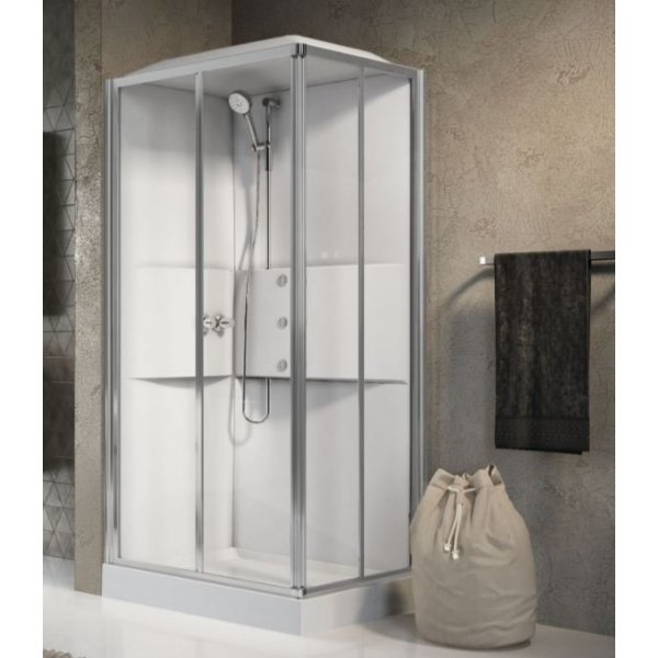 Cabina multifunzione Novellini Media 2.0 100x70 - sinistra
